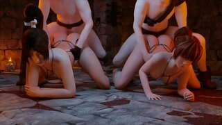 8-18 | روزانہ SFM &amp;amp; Blender 3D فحش گرم ، شہوت انگیز بڑی چوچیان