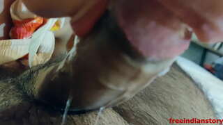 Desi indiske kæreste at give bj, at hendes bf i et hotelværelse med klar stemme hindi